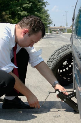 Jacking an automobile up is not a difficult skill but it can be a dangerous one